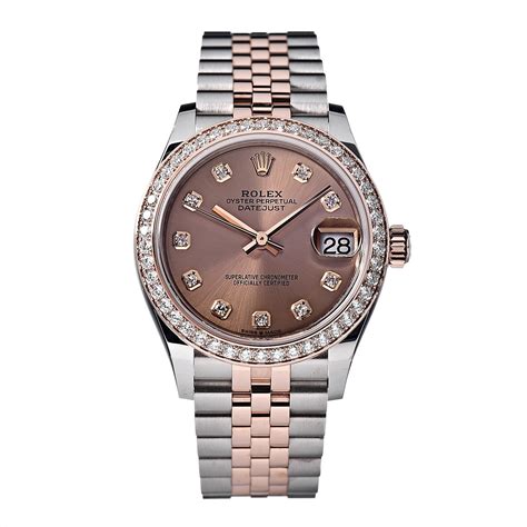 rolex gold ss diamond oyster perpetual datejust mens chronometer|Rolex Datejust everose gold price.